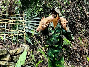 9K views · 237 reactions | skills, using bamboo tubes as glasses, Observation, wild boar, wild boar attack, survival instinct | San Bushcraft | Facebook