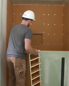 1.7K views · 130 reactions | I love the prefabricated Kerdi-Board benches because they are waterproof and ready to tile. You can get triangular or rectangular ones. Which style you choose depends on how much surface area you are looking for on the bench. Preformed shower benches are not as time consuming to install, but you are limited to the sizes available. Schluter-Systems North America | Mike Holmes Jr. | Facebook