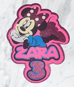 Minnie Maus 3D Cake Topper - Etsy.de