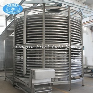 [Hot Item] Advanced Spiral Cooling Conveyor for Quick Freezing Solutions