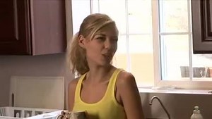 A Passionate Blonde Rides Cock