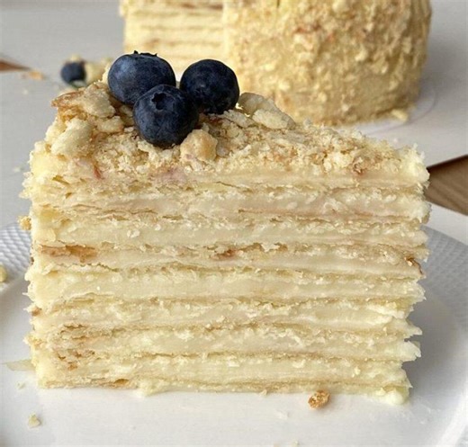 Classic Napoleon Cake Recipe, French Pastry | Easy-to-follow Recipe With Video | Download PDF - Etsy
