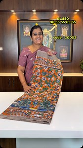 36 reactions | Most demanding  Kalamkari cotton sarees  code :...