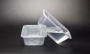 [Hot Item] Disposable Microwave Freezer Safe Black 1000ml Plastic Food Storage Containers Bento Box