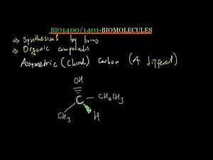 INTRODUCTION TO BIOMOLECULES