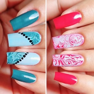 Marble nail art ideas - step by step tutorial 💋 | Cute Nails