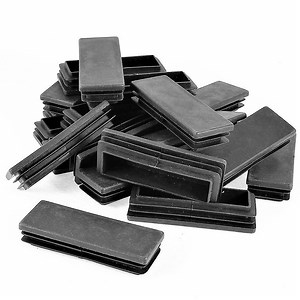 [Hot Item] Square Tubing Black Plastic Plugs/Plastic Square Pipe End Caps Tubing Insert Plugs/Furniture Plastic End Caps
