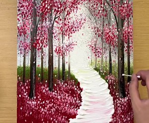 Relaxing Acrylic Painting… | Acrylic Painting Techniques