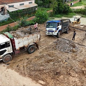 Compilation Video Bulldozer Stuck, Dump Truck 5T Stuck, Bulldozer Recovery Dump Truck, Truck Recovery Bulldozer Stuck | BulldozeR PoweR