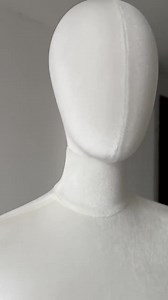 White Velvet Female Mannequin Dress Form: Adjustable Display Stand - Etsy Canada