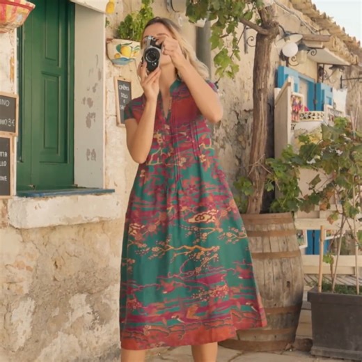 18 reactions | Turn heads no matter where you roam in our 100% linen Floating World Dress, featuring a stunning print inspired from a Chinese silk tapestry. (Shop it, here: https://bit.ly/3ojXcm3) #PeruvianConnectionSpring2023 #CustomerFavorite | Peruvian Connection | Facebook