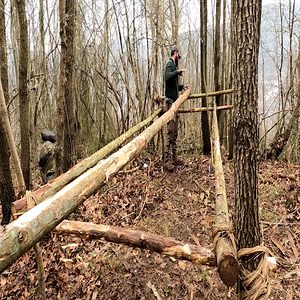 1.8K views · 23 reactions | 3 Days Bushcraft Winter Camping in Rain and Snow Stone Fireplace, Camp Cooking, Nature Sounds | Camping & Survival Skills | Facebook