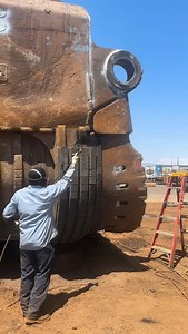 1.1M views · 51K reactions | Timelapse of the 74-Yard Dipper Paint Job! #paint #heavyequipment #mining | Cutting Edge Supply Company | Facebook