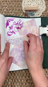 Purple butterfly journal spread in memory of a loved one