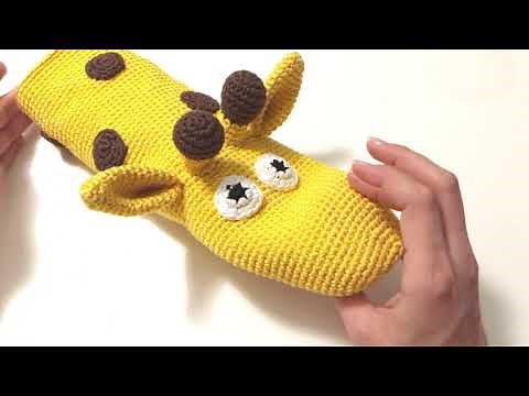 Giraffe hand puppet | Free crochet pattern Part 2