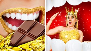 Rich vs. Broke vs. Mega-Rich Princess Challenge || Luxury Gadgets vs. Budget Beauty Hacks by 123 GO! | 123 GO