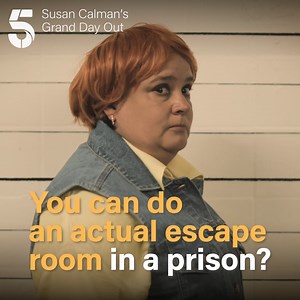 An escape room in an actual prison sounds fun, but only if you actually escape... Pray for Susan Calman! 📺 Susan Calman's Grand Day Out | Channel 5