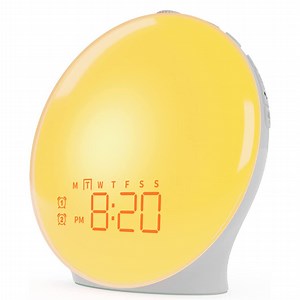 [Hot Item] Wake up Lamp RGB Night Lamp LED Table Lamp Baby Sleeping White Noise Sounds Machine Alarm with Clock Colorful Lighting