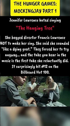Jennifer Lawrence HATED Singing "The Hanging Tree" in Hunger Games #thehungergames