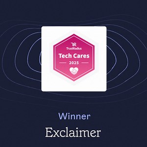 We’re excited to announce that Exclaimer has received the 2025 Tech Cares Award from TrustRadius 🏆💕 This award recognizes B2B technology companies that have made notable efforts to support their employees, communities, and the environment. 👉 https://bit.ly/4oRp2kL | Exclaimer