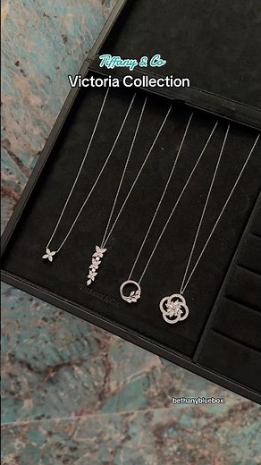 TIFFANY CO VICTORIA DIAMOND NECKLACE COLLECTION #tiffanyco #tiffanydiamonds #tiffanynecklace