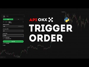 OKX API Trigger Order. Как работает триггерный ордер и как поставить через Python SDK API OKX