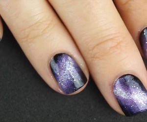 53K views · 639 reactions | Purple galaxy nail art design By: Kelli Marissa | MetDaan Nails | Facebook