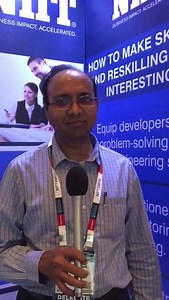 Mr Ramanujam Thirumalai, VP Delivery, talks about StackRoute, a pioneering initiative from NIIT Limited at #NASSCOM_ILF #EdTech | NIITLtd | Facebook