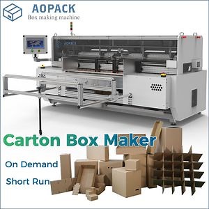 [Hot Item] Aopack Corrugated Cardboard Slitter Automatic Paper Box Making Machine Industry Carton Box