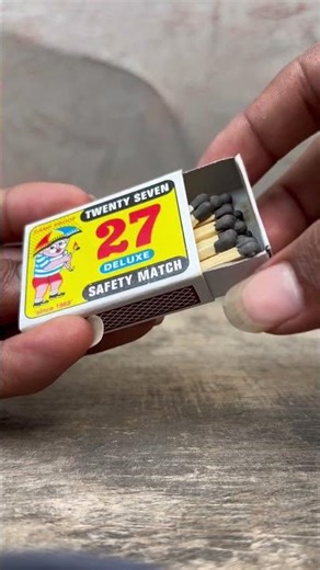 matchbox with fire 🔥 experiment 😱#shorts #viral
