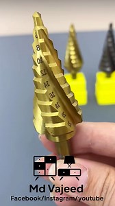 10K views · 45 reactions | Drill Machine Bit For Multiple Sizes Holes | Md Vajeed | Facebook