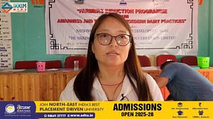 Benefits of Cattle insurance and ASF in pigs here explained by Dr.Karmakit Lepcha, Director (AH&VS) during Farmers Induction Programme Cum Awareness and Training on Modern Dairy Practices was held at Turuk GPK Hall under Melli Constituency on Thursday. #SikkimVoice #news | Sikkim Voice