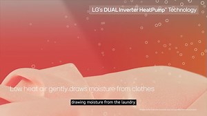 LG 7.8 cu. ft. Dual Invert Heat Pump ventless Electric Dryer with DirectDrive Motor, AI Sensor Dry in Black Stainless Steel DLHC5502B