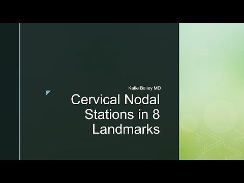Cervical Lymph Node Stations - a landmark approach