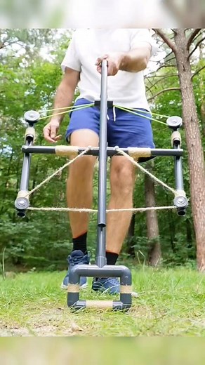 Crossbow made of pvc pipe. #archery #crossbow #diy #craft #hunting | Fayyadh Fahd