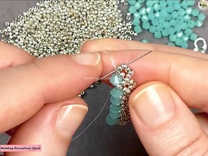 74K views · 1.5K reactions | How to Make Beading Tutorials for Beginners | Wedding Decoration Ideas | Facebook