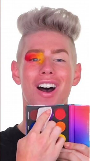 Pride makeup tutorial 🌈 #makeup#beauty#pride#pride2023#queerjoy#pridemonth#myjourney#makeuptutorial