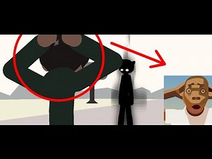 Greeny approaches someone for some reason