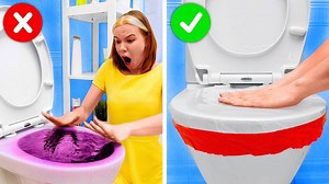 Restroom fails and smart hacks to avoid them. 🤭 | 5-Minute Crafts Teens