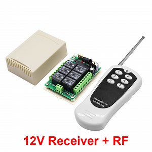 [Hot Item] Smg-806 6CH Wireless Remote Control Switch System 6 Channel DC 12V 10A Relay RF Radio Receiver and 433MHz Transmitter