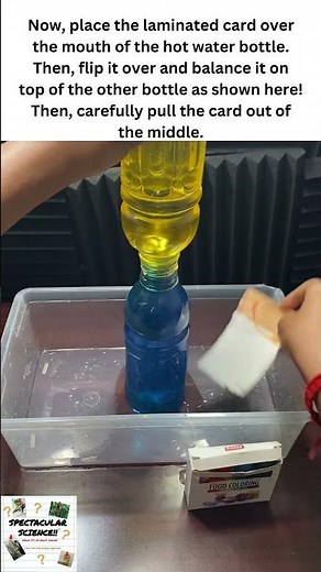 Spectacular Science Experiment! Hot and Cold Water Density Experiment!