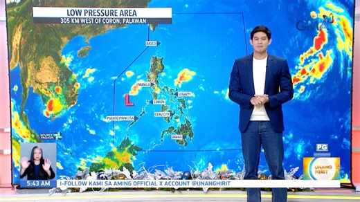Mga Kapuso, wala nang direktang epekto sa lagay ng ating panahon ang binabantayang low pressure area sa may West Philippine Sea. Bisitahin ang www.gmanetwork.com/news para sa iba pang balita. | GMA Integrated News Weather Center