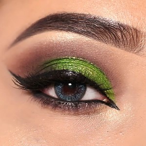 1.9M views · 63K reactions | Green Eye Makeup Tutorial  | Learning with Shilpa | Facebook