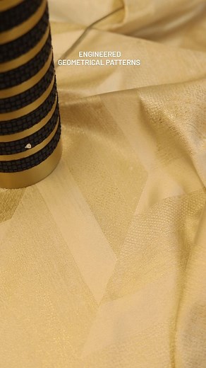 Transform your space with timeless elegance: Geometrical Patterns in Silk Jacquards for Curtains. #LuxuryHomes #Fashion #HomeFurnishings #Interiors #Drapery #Curtain #homedecor #Interiordesign #Instadecor #homedesignideas | Sheikh Jee Home Furnishings