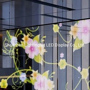 [Hot Item] Magic Transparent Glass LED Screen Shop Window Display