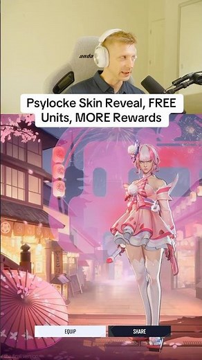 Psylocke NEW SKIN for Rivals Anniversary #marvelrivals