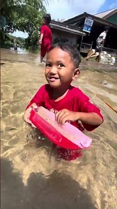 Atar and Kerel's clothes were all wet, they took a bath during the flood😅#shortvideo #minivlog #v...