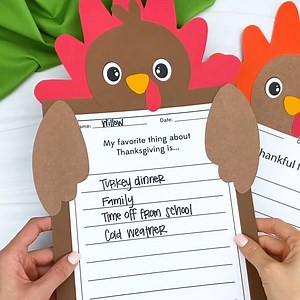 🦃 Turkey Craftivity ✂️ Get the template on the blog | Simple Everyday Mom