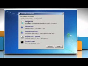 How to use Startup Repair to troubleshoot boot issues in Windows® 7