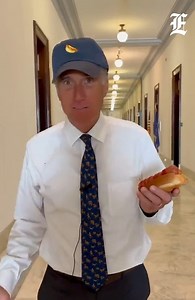 2K views · 40 reactions | Mitt Romney celebrates National Hot Dog Day with his 'favorite meat' #MittRomney #NationalHotDogDay #Explore #ExplorePage #ViralVideo #ViralVideos #Politics #News #US | Washington Examiner | Facebook